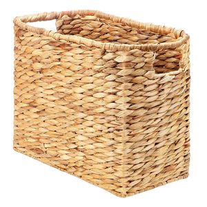 Best Selling Water Hyacinth Magazine <b>Basket</b> Multipurpose Woven Storage <b>Basket</b> for <b>Bathroom</b> and Floors - Product Image 1