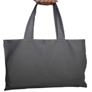 Sac fourre-tout en coton biologique écologique à la mode nouveau style sac d'épicerie réutilisable logo imprimé personnalisé transport facile pour - Product Image 4