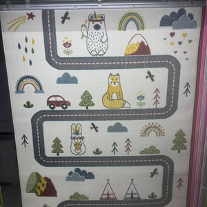 Nuevas alfombras Goldenmoon, juego de alfombras de polipropileno Persa/turco sofisticadas de la tienda, hermosas alfombras únicas para niños, sala de estar para niños - Product Image 1