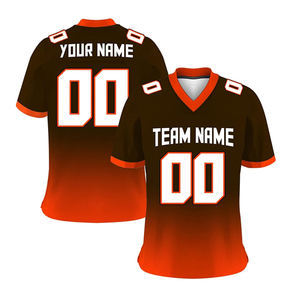 Trendy Plus Size American <b>Football</b> Jersey Breathable Polyester Mesh Rugby Uniform Tops Comfortable Wear - Product Image 5