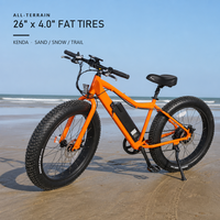 Vélo électrique pour adultes, moteur 500W, gros pneus, vélo de montagne électrique, batterie au Lithium 48V, 7 vitesses, vélo de neige, de plage, hors route