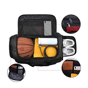 Bolsa de Viaje Unisex Suave al por Mayor, Bolsa de Gimnasio Impermeable de Alta Calidad, Bolsa Deportiva con Cierre, Envío y Entrega Incluidos - Product Image 6