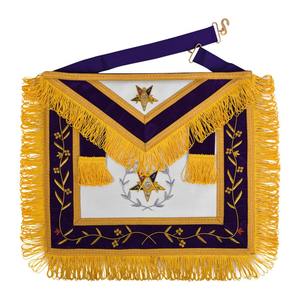 Patron OES violet velours broderie artisanat tablier brodé à la main point de croix et couture - Product Image 5