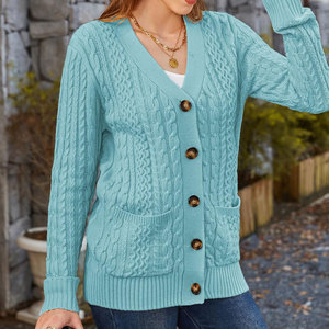 Pakistan Manufacture Solid Color <b>Women</b> <b>Cardigan</b> Sweaters Casual Wear <b>Women</b> <b>Cardigan</b> Sweaters - Product Image 2