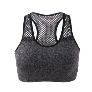 Sujetador deportivo para mujer recogido sin anillo de acero cinturón ajustable cremallera frontal Yoga chaleco para correr ropa interior a prueba de golpes de talla grande - Product Image 5