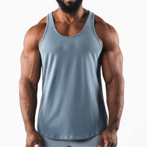GYM Fitness ropa deportiva chaleco Stringers hombres camisetas sin mangas Original directo fabricado servicio personalizado nueva llegada hombres camiseta sin mangas - Product Image 1