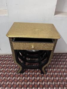 Kusum Art personnalisé entièrement poli en bois massif tabouret de chevet moderne fabriqué à la main en bois appartement chambre salle à manger maison hôpital - Product Image 6