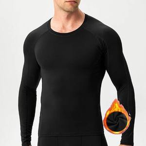 Hommes sous-vêtements thermiques mince polaire élastique Compression Fitness pour l'hiver course randonnée ski vêtements de sport - Product Image 1
