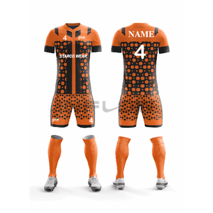 Usine de vêtements de football 100% polyester automatisée à chaud Sublimation personnalisée et maillot de football uniforme de haute qualité maillots de football pour hommes - Product Image 1