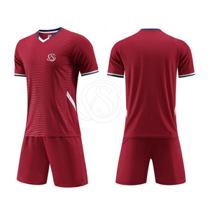 Nuevo Uniforme de Fútbol para Hombre, 100% Poliéster, Secado Rápido, Transpirable, Ligero, Colores y Logotipo Personalizables, para Todas las Temporadas - Product Image 1