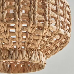 โคมไฟเพดานผักตบชวาโคมไฟทำจากวัสดุแฮนด์เมดอุปกรณ์ตกแต่งบ้านขายส่ง - Product Image 2