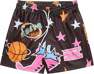 Pantalones Cortos Deportivos de Malla para Hombre, de Alta Calidad, para Gimnasio, Verano, Sublimación, Diseño Personalizado, Doble, 5 Pulgadas - Product Image 1
