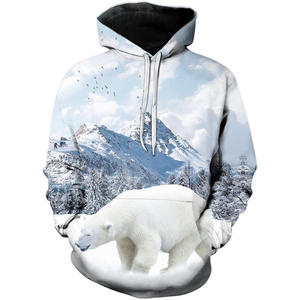 100% algodón lavado en blanco grueso calidad de lujo peso pesado ajuste de gran tamaño logotipo estampado personalizado sudaderas con capucha y sudaderas para hombres - Product Image 4