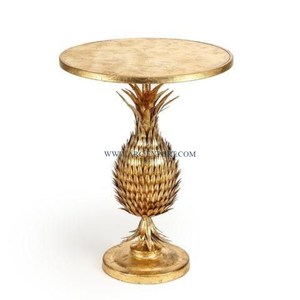 Ananas Designer Antique Table Basse Meilleure Qualité Forme Ronde Grande Taille Décoration de La Maison Café Table D'appoint Pour Le Fournisseur - Product Image 1