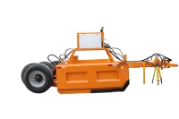 Tracteur à roues traînées Wisdom Beidou Satellite Scraper, haute efficacité, haute précision, 2 cm, contrôle numérique automatique, pompe à roulement 3 m