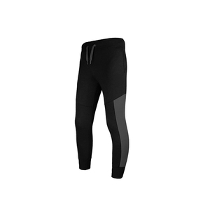 Survêtement pour commandes en gros, col montant, tissu respirant, survêtement d'entraînement pour hommes, design bicolore avec poches, veste zippée - Product Image 3