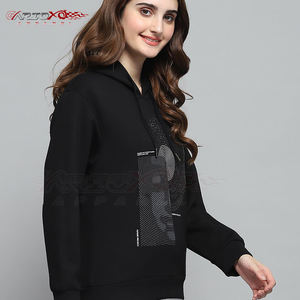 Sweat à capuche imprimé respirant pour femmes avec design graphique et confortable coupe active mode sweat à capuche imprimé pour femmes - Product Image 3