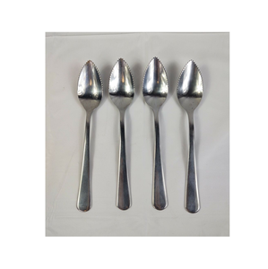 Cuchara de sandía de acero inoxidable Cuchara de borde dentado Cubiertos Cuchara de cubiertos de cítricos medio dentados Mejor precio - Product Image 5