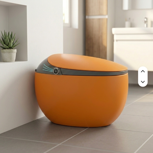 WC Intelligente a Parete con Sifone, Chiusura Automatica, Doppio Scarico, Telecomando, Sedile Riscaldato, Design Moderno, Toilette Smart per Bagno - Product Image 1