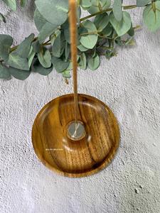 2025 New Large Wooden <b>Incense</b> <b>Holder</b> Made of Acacia Wood With Polished Metal Inlay <b>for</b> Your Scented <b>Sticks</b> by ZAM ZAM IMPEX - Product Image 2