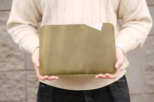 Housse pour ordinateur portable élégante en cuir véritable Style professionnel pour le travail de bureau, l'école et les GLS-0254 de trajet quotidiens - Product Image 3