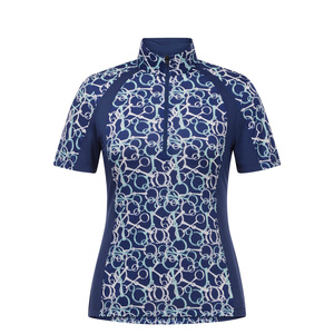 Chemise d'équitation élégante pour dames à manches longues confortable et respirant vêtements de compétition équestre haut coupe extensible - Product Image 4