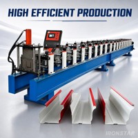Machine de formage à froid de haute précision pour gouttières de pluie professionnelles, machine de formage à froid pour systèmes de toiture industriels