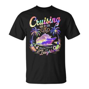 T-Shirt per Coppie con Design 'Cruise' Lato a Lato, per Marito e Moglie, per Uso Promozionale - Product Image 1