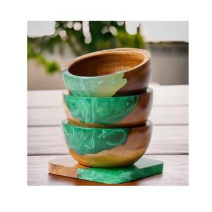 ชามเรซินสำหรับตกแต่งทำมือพื้นผิวเรียบเนียนหรูหราสไตล์ทันสมัยเหมาะสำหรับรับประทานอาหารหรือห้องนั่งเล่น - Product Image 5