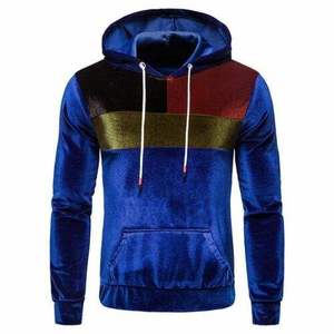 Conjunto de Sudadera con Capucha y Pantalones Deportivos de Terciopelo para Hombre, con Logotipo Bordado Estampado, Sudaderas y Pantalones Deportivos de Invierno - Product Image 5