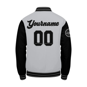 Veste de sport en laine personnalisée pour homme, respirante, coupe-vent, col montant, design tendance, logo sur le devant, patchs personnalisés - Product Image 3