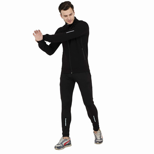 Sweat Jogging Sportswear Jogger Pantalon de survêtement et sweat à capuche Ensemble survêtement uni Survêtement pour hommes Survêtement avec vêtements d'entraînement latéraux - Product Image 1