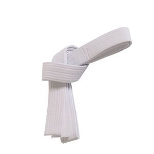 Ceinture de Taekwondo de qualité supérieure, couleur blanche, vente en gros, ceinture de championnat personnalisée, ceinture d'arts martiaux OEM, ceintures de Jiu Jitsu, de Karaté et de Taekwondo - Product Image 1