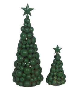 ต้น X-MAS สนขนาดเล็กแบบโค้งสีเขียวแนวชนบทสำหรับตกแต่งภายในบ้านวันหยุดตกแต่งคริสต์มาส - Product Image 5