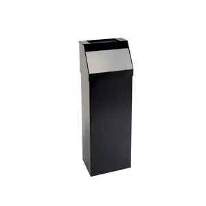 Premium Coated Steel Wall-Mounted Trash Bin - Push Opening Trap With Color Customization - Ideal For Efficient Waste Disposal