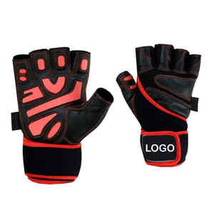 Adjustable Training <b>Fitness</b> <b>Gloves</b> for Men Women Customized Logo for Weightlifting Workout Made Quality Leather Wholesale Price - Product Image 4