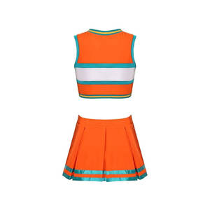 เครื่องแบบเชียร์ลีดเดอร์โพลีเอสเตอร์สำหรับผู้หญิงเครื่องแบบเชียร์ลีดเดอร์พิมพ์ซับลิเมชันดีไซน์ล่าสุด - Product Image 4