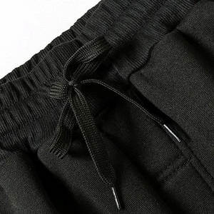 Conjunto Deportivo Vintage de Invierno para Hombre, Sudadera con Capucha Elástica, Transpirable y Ligera, Pantalones Deportivos de Color Sólido, Talla Grande para Fitness - Product Image 5