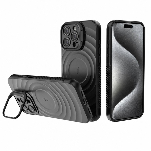 TPU Phone Case Camera Kickstand Magnetic Wireless Charging Shockproof Cover for iPhone 14-17 Series OEM ODM Manufacturer China