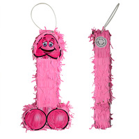 Sunbeauty Große Rosa Penis-Piñata Junggesellinnenabschied-Themen-Piñatas für Erwachsenenpartys Over-the-Hill-Scherzartikel Dekoration