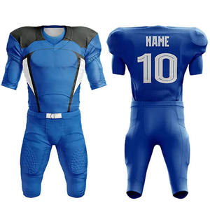 Uniforme de camiseta de fútbol americano construcción transpirable profesional hecha para sesiones de entrenamiento de atletas y deportes competitivos - Product Image 1
