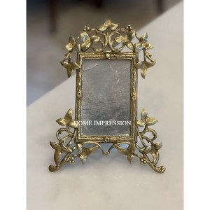 HOME IMPRESSION Designer Table Decoration Aluminium Gold Photo <b>Frame</b> Prime Quality Durable Eco-Friendly Indoor Wall <b>Mounted</b> - Product Image 3