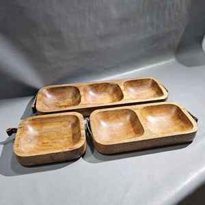 Élégant plateau de service en miroir doré pour l'organisation de vanités ou de cocktails Plats et assiettes - Product Image 3