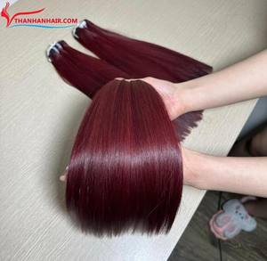 Extensión de cabello virgen 100% de alta calidad de varios colores, precio de muestra gratis - Product Image 5