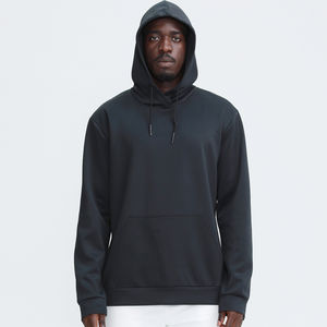 Fourniture directe d'usine vêtements pour hommes Logo personnalisable 100% coton à capuche fabrication de vêtements Streetwear sweats à capuche pour l'hiver - Product Image 3