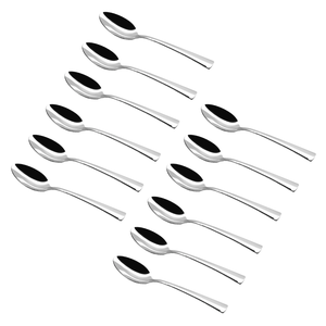 Juego de Cucharas de Acero Inoxidable Premium, 6 Piezas, Mangos Ergonómicos, Acabado Pulido Espejo, Ecológico, Apto para Lavavajillas, Empaque en Caja de Regalo - Product Image 2