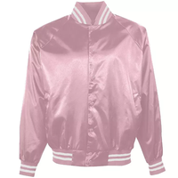 Blouson Bomber Femme Personnalisé 2022 en Satin, Respirant, Imperméable, Écologique, en Nylon, Cuir de Mouton, Paillettes et Broderies – Vente en Gros