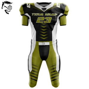 Uniforme de football américain pour jeunes de haute qualité 2025 avec logo imprimé par transfert thermique, 100% polyester respirant, taille plus - Product Image 5