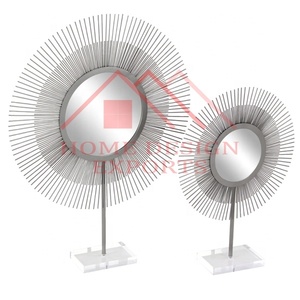 Escultura de mesa para mesa superventas, escultura de mesa moderna para decoraciones del hogar, espejo Sunburst de diseño clásico 2022 - Product Image 6