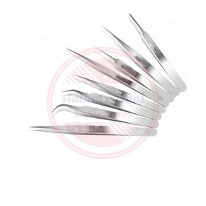 1 pc ด้ามจับสบายแหนบสแตนเลสแหนบแหนบแหลมปลายแววสําหรับต่อขนตา - Product Image 6